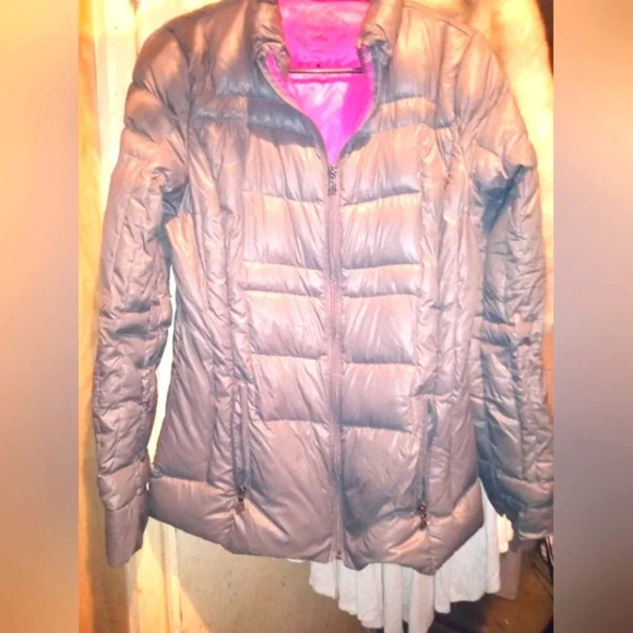 peace love chill Lightweight Packable Puffer Down Jacket M - Picture 1 of 6